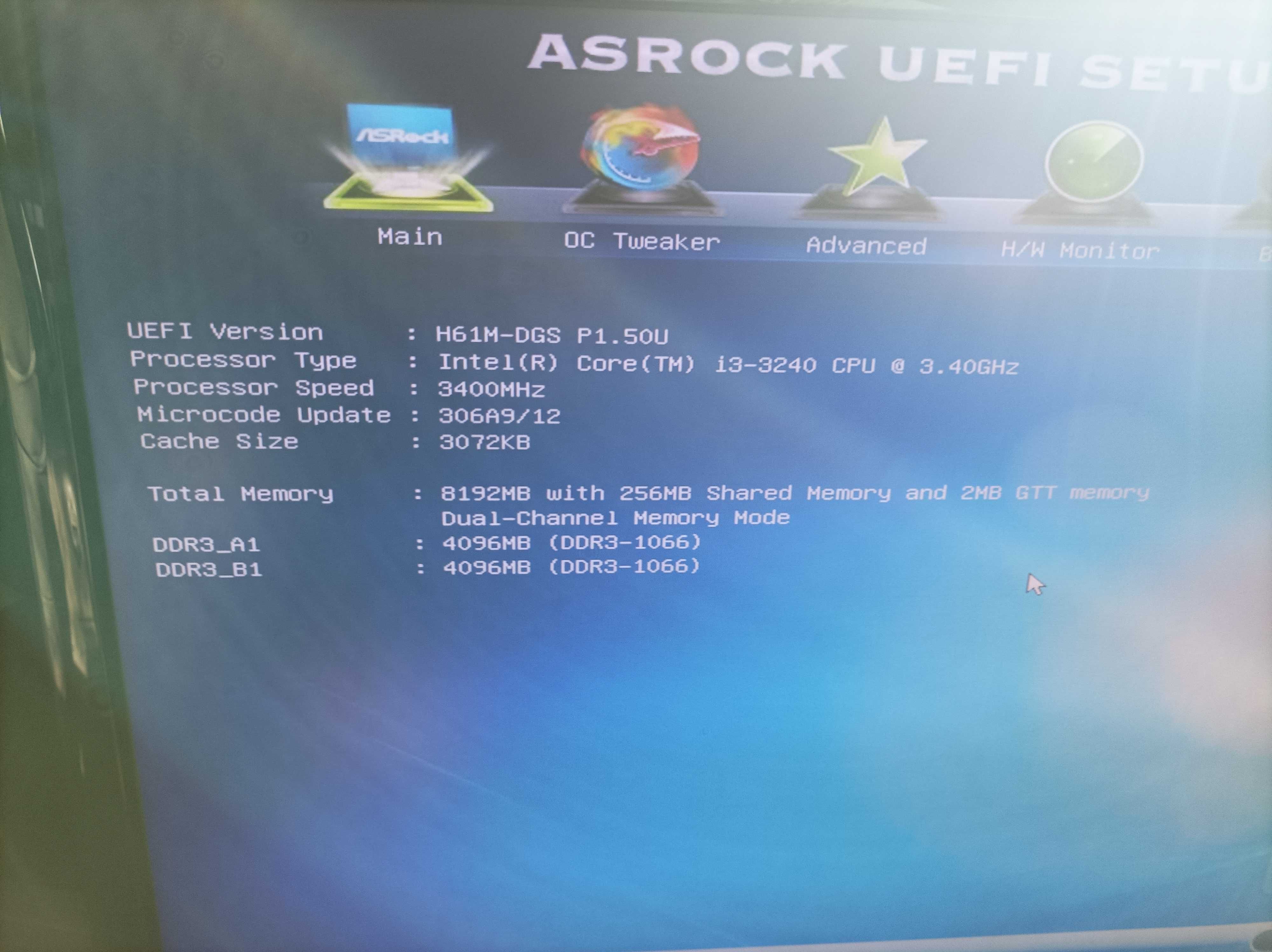 Jak nowy komputer stacjonarny i3, 8rb ram usb 3.0