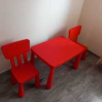 Zestaw mebli IKEA Mamut: Stolik i dwa krzesełka