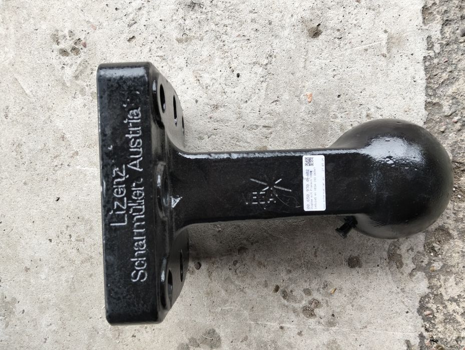 Ucho dyszla K80 145x145,zaczep kulowy ,Schamuler Austria