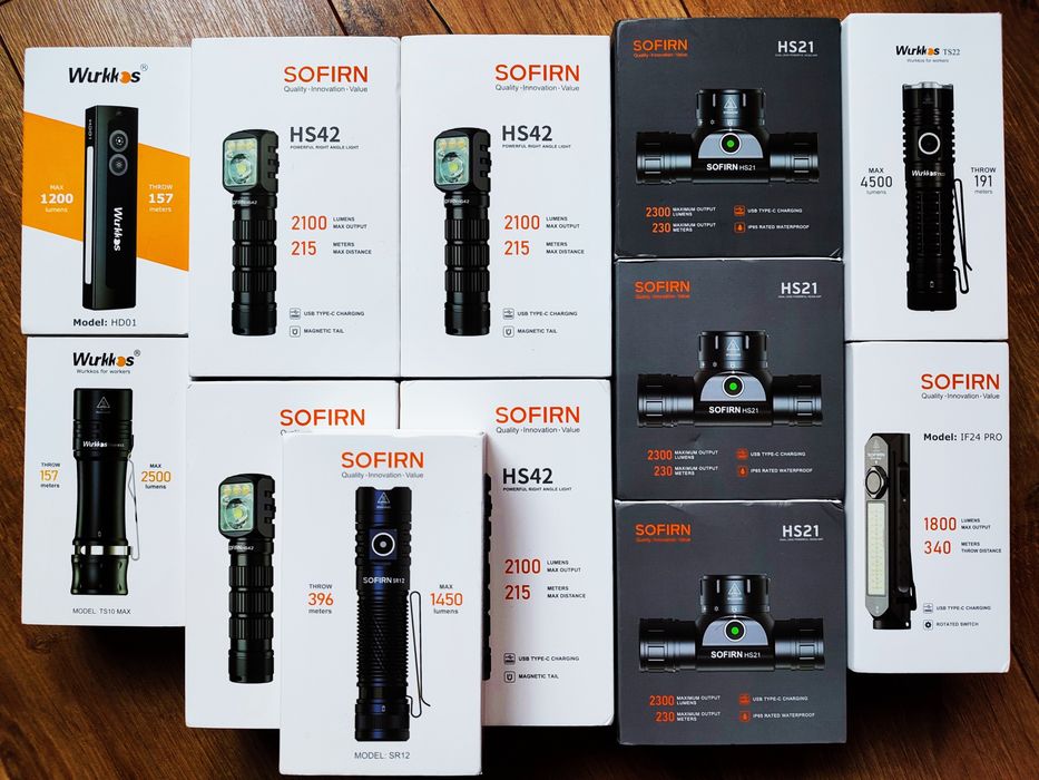 Sofirn IF24 Pro, Sofirn SR12 New!!!Sofirn HS42, Sofirn HS41,HS21,F1