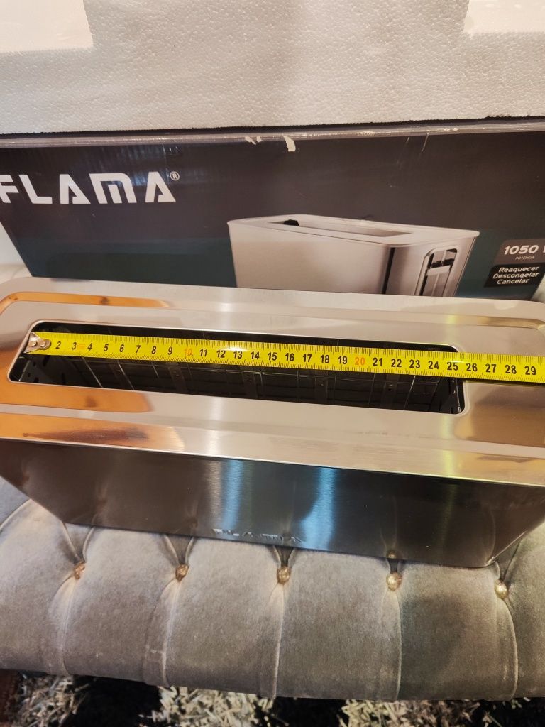 Torradeira flama 966fl, nova