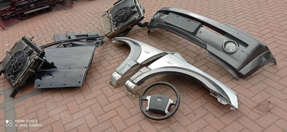 Kia Sorento klapa tył drzwi błotnik chłodnica wentelator zderzak