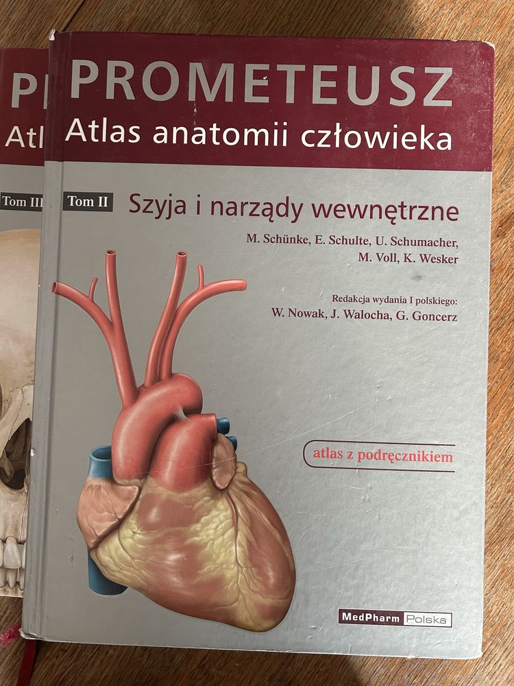Atlas anatomii Prometeusz 3 tomy