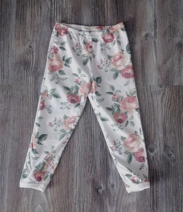 Newbie spodnie w róże 98/104