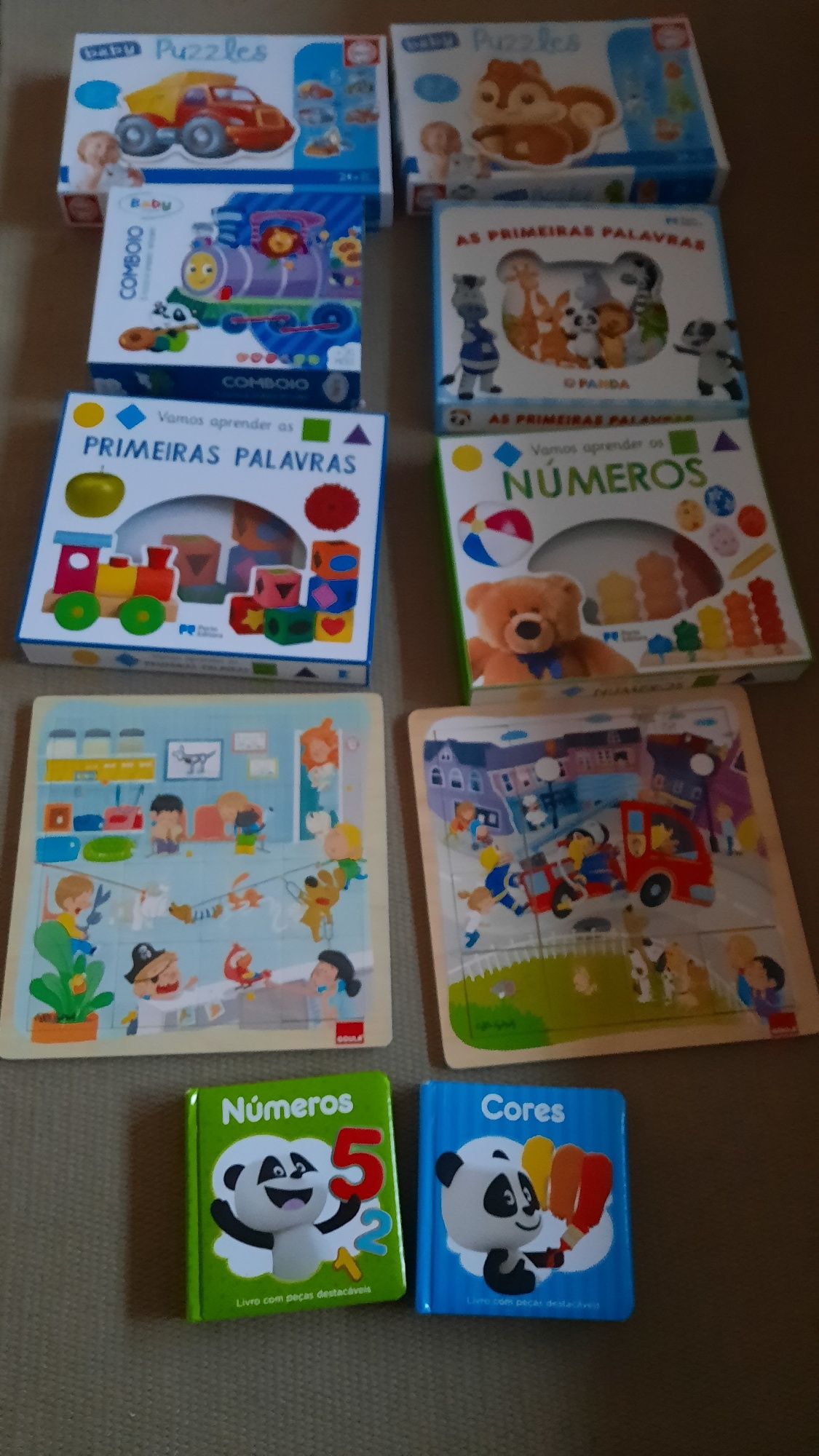 Jogos/Livros Puzzles 2 Anos