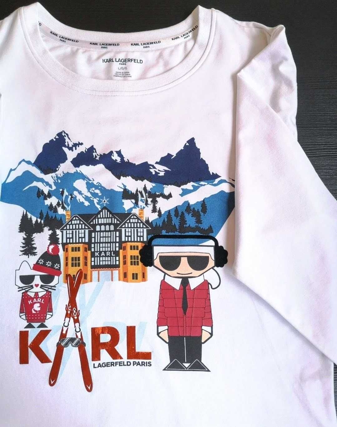 Світшот Karl Lagerfeld. Тринитка бавовна. Новий на бірках