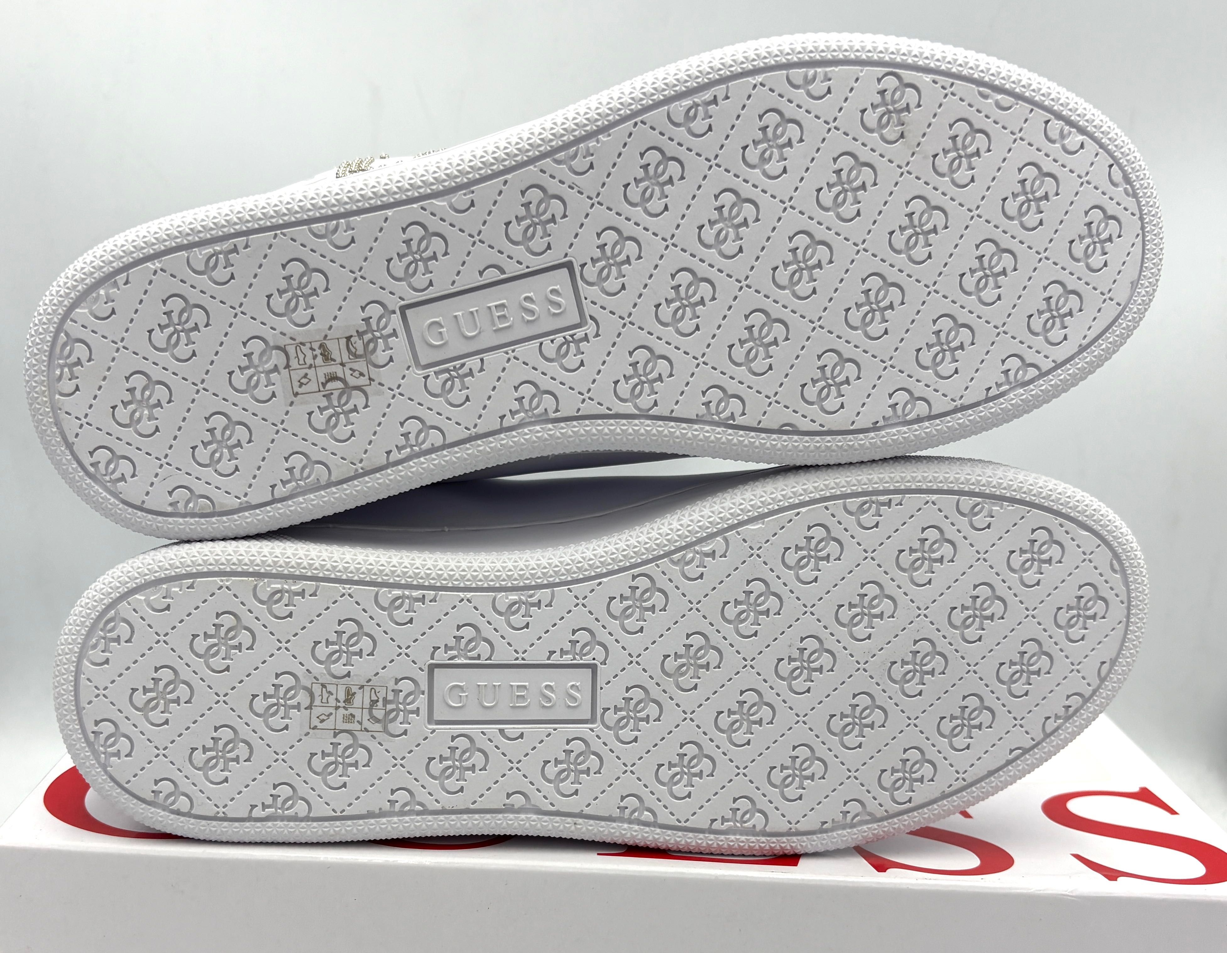 ‼️Nowe oryginalne trampki sneakersy GUESS Riderr białe 38 AZ 176