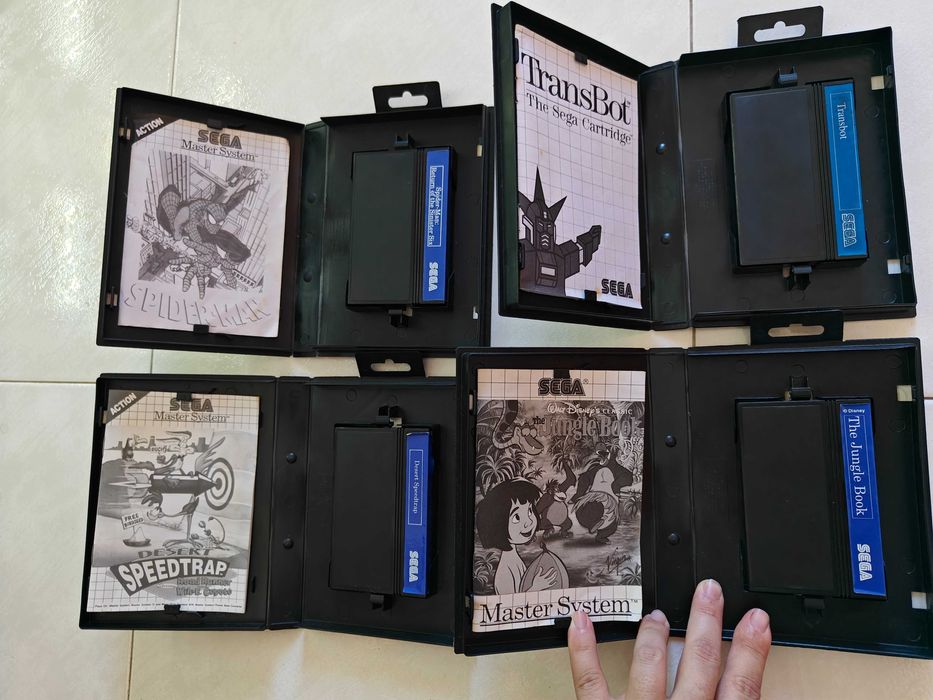 Vários Jogos Master System Purple Exclusivos Portugal!