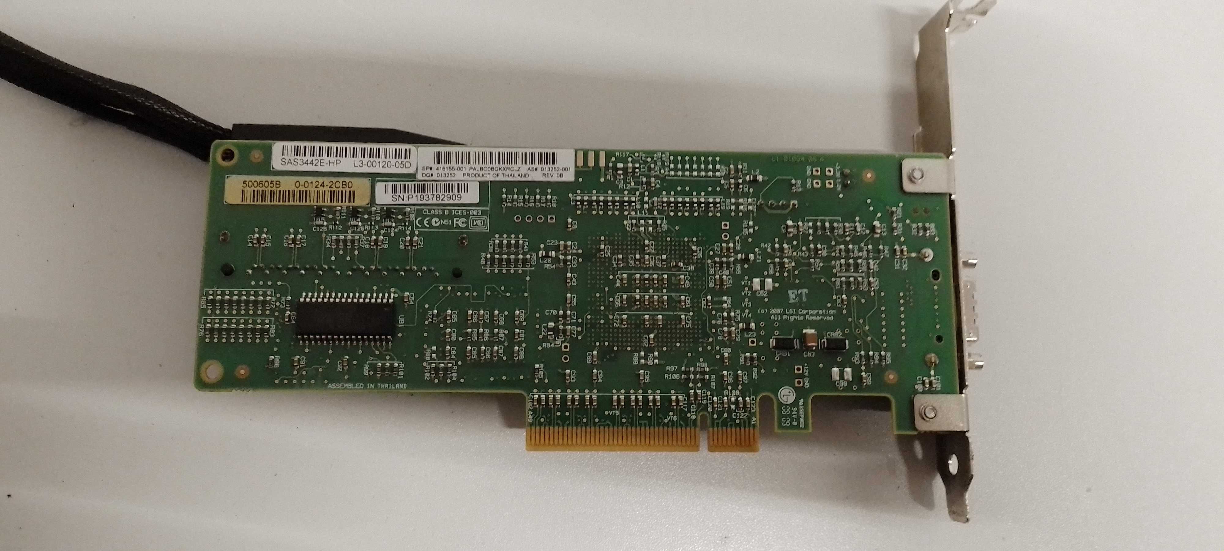 LSI Logic SAS3442E-HP 3 Gb SAS RAID Controller PCI-E x8