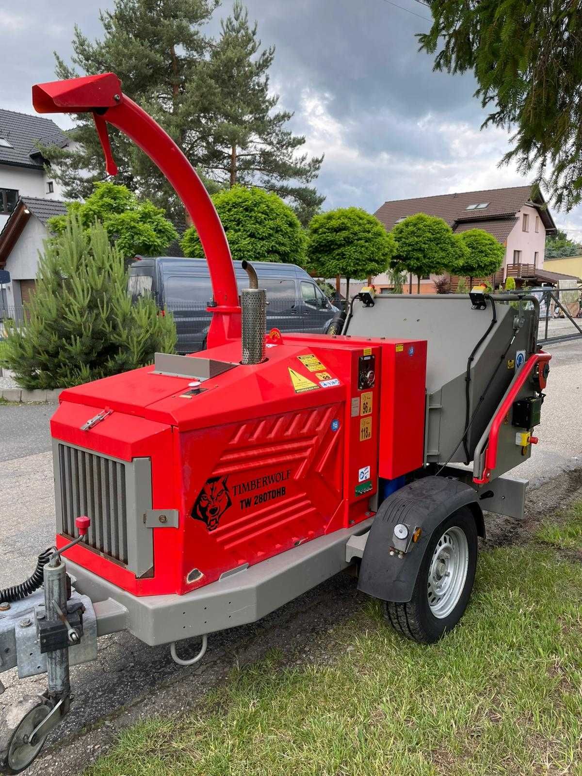 Rębak Rozdrabniacz Timberwolf TW280 45 koni diesel ZAREJESTROWANY 2018