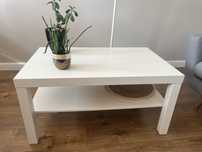Stolik kawowy ława Ikea Lack biała 55x90