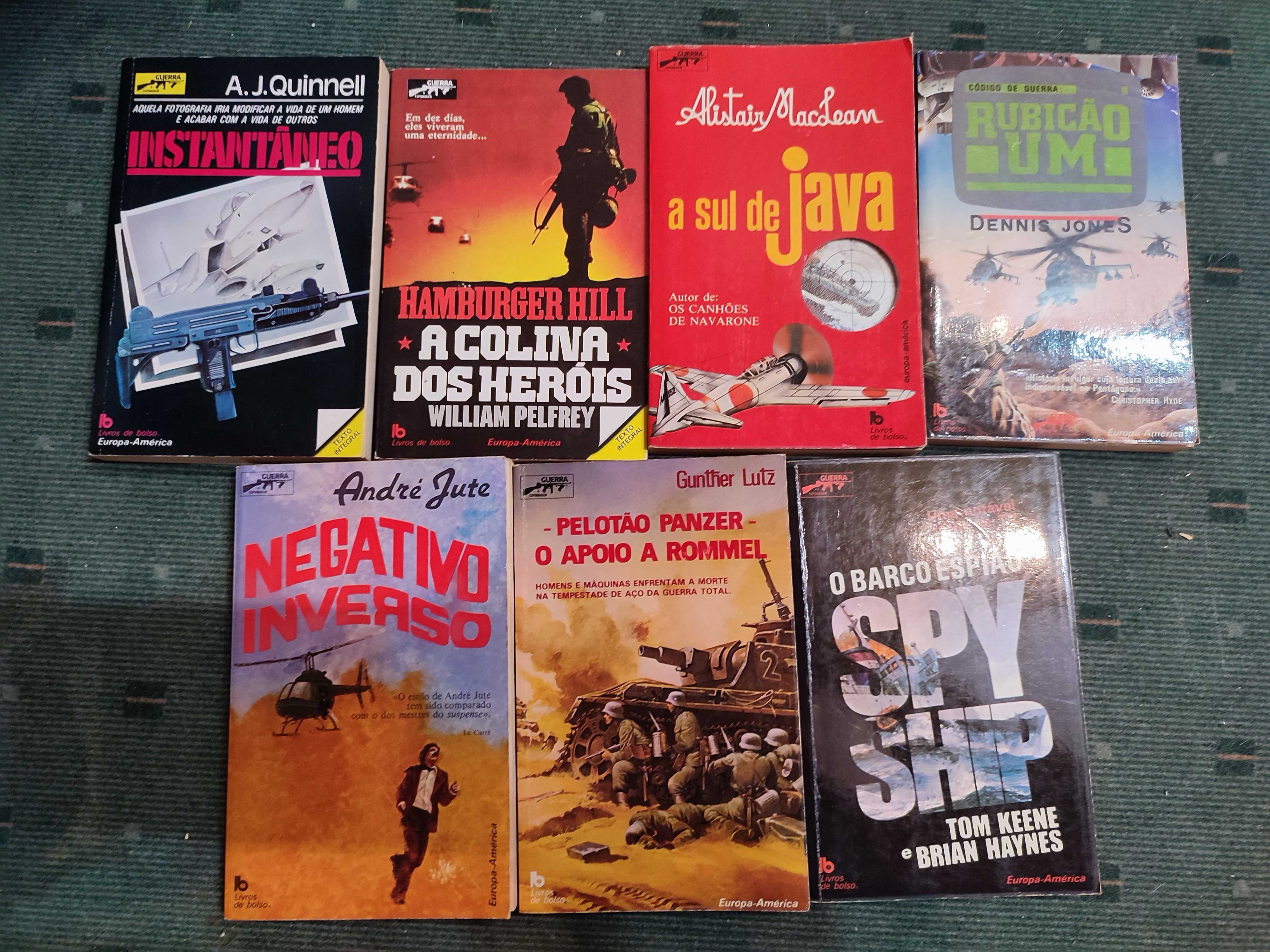 7 livros Coleção Guerra