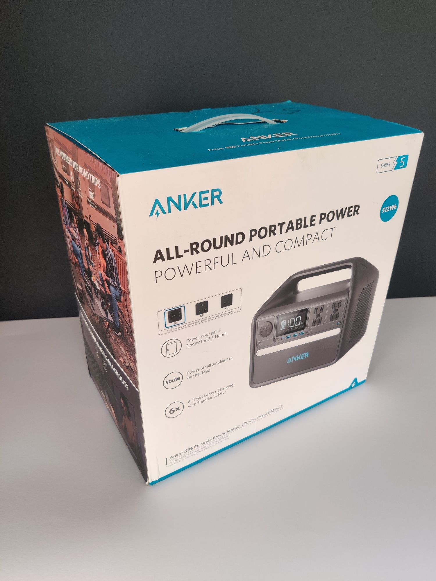 Anker 535 в наявності портативна зарядна станція 512 Вт час 500 Вт