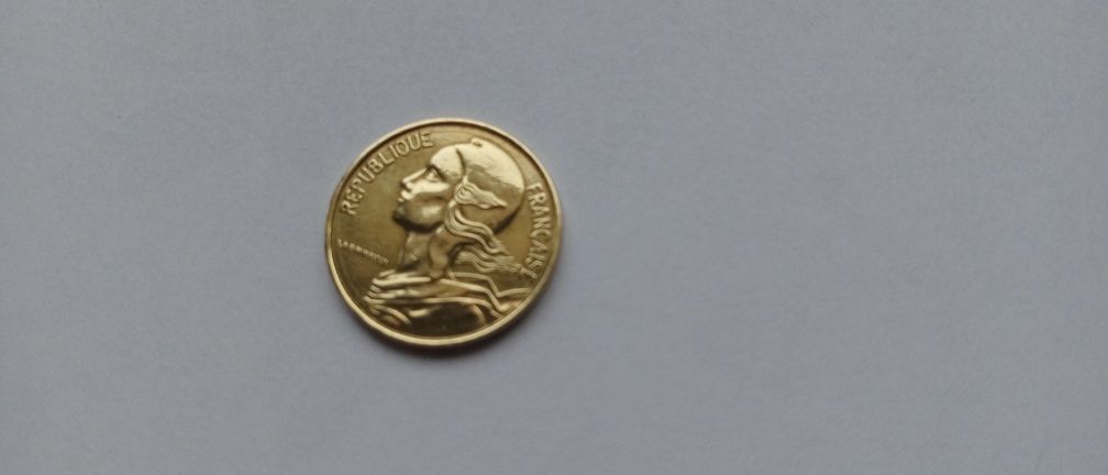 Moneta, Francja, Marianne, 5 centimes 1996