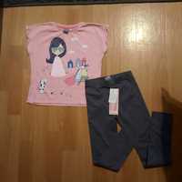 Bluzeczka +Legginsy roz.122