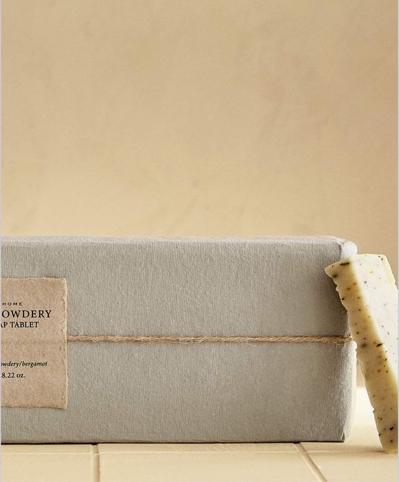 (800 G) Sabonete WHITE POWDERY Zara Home NOVO