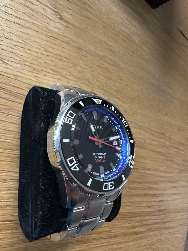Zegarek automatyczny Doxa ceramica Shark 300 44mm