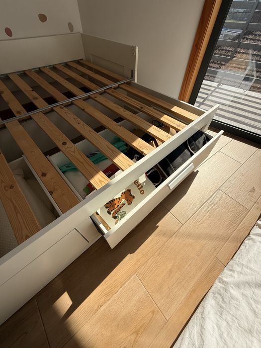 Bicama BRIMNES Ikea com colchões NOVOS