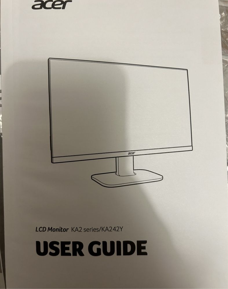 Monitor Acer utilizado 1 vez como novo