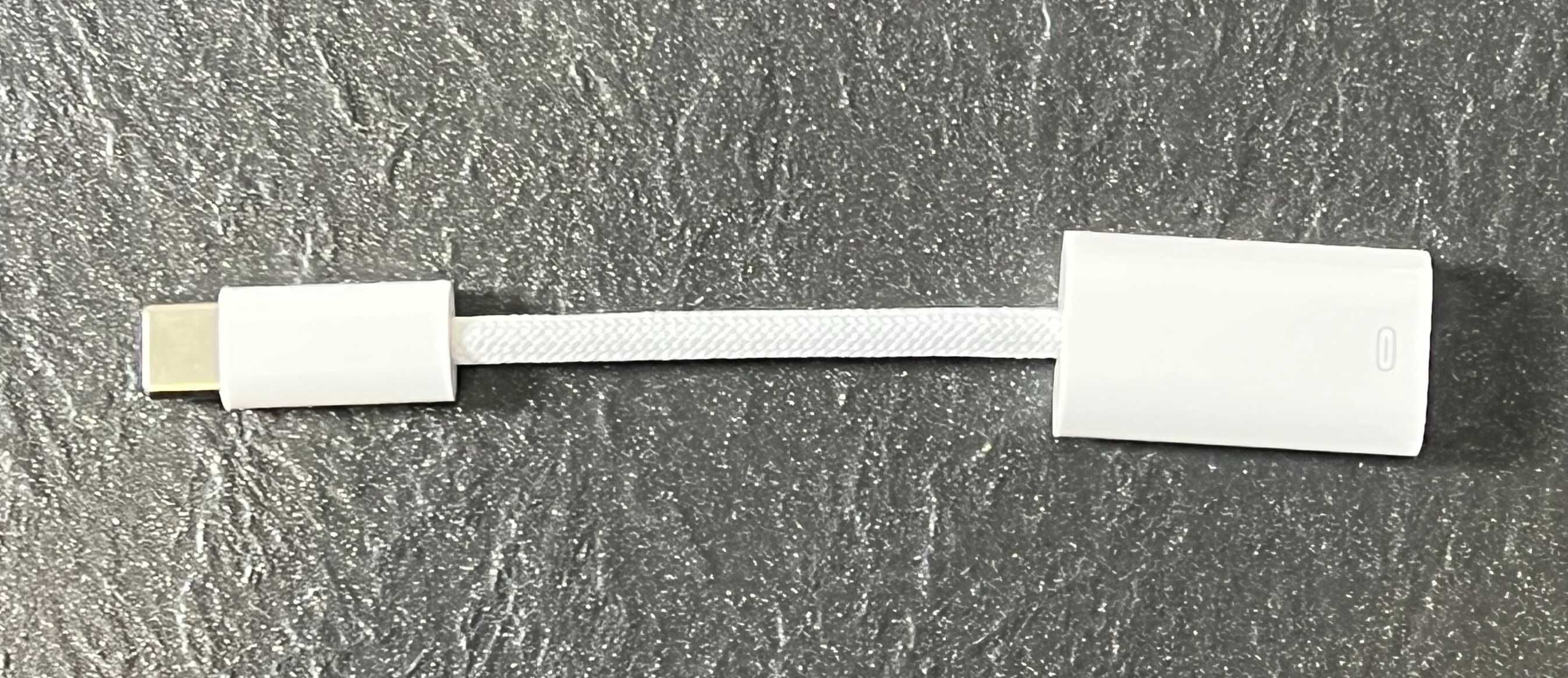 Adapter USB Typ C - Lightning APPLE MUQX3ZMA
