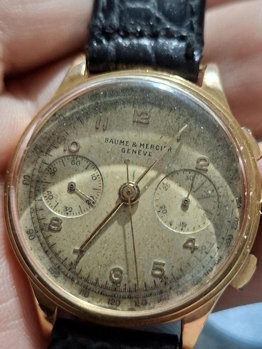 Relógio boume marcier ouro conografo
