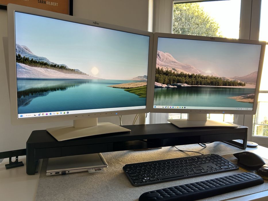 2 monitores iguais - 24-inch Fujitsu B24W-7 1920 x 1200 LCD Monitor