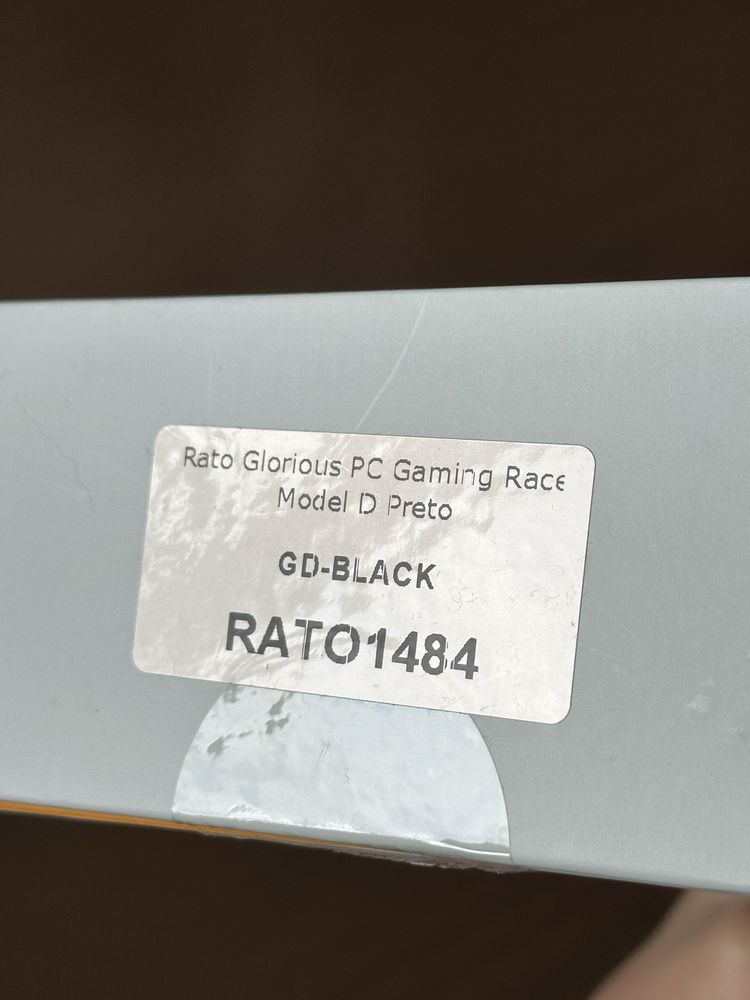 Rato (Mouse) Glorious Model D (Cor Preto Matte)