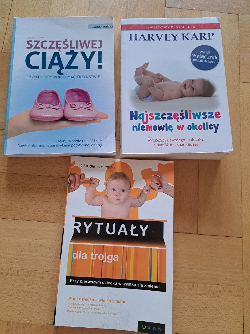 Zestaw ksiazek Szczesliwej ciazy Rytualy dla trojga Karp