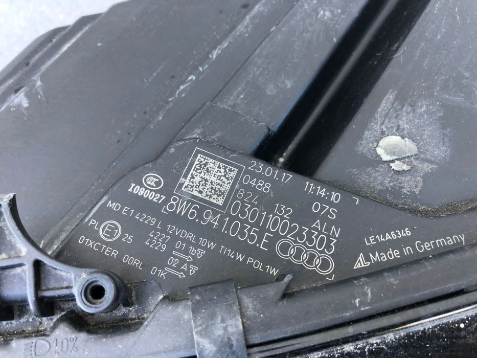 Lampa Audi A5 S5 lewa przednia Europa lewy przód oryginał