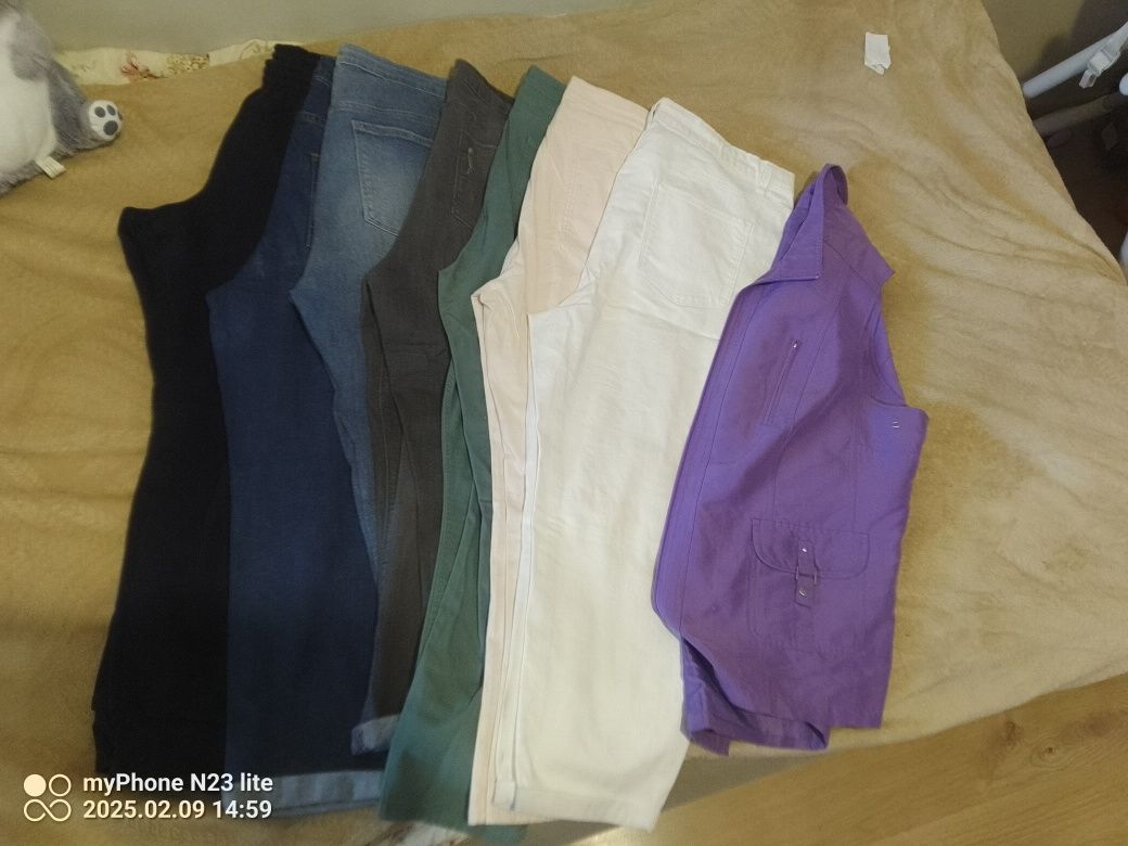 Sprzedam spodnie damskie rozmiar 48, kilka par jest nowych, nienoszony
