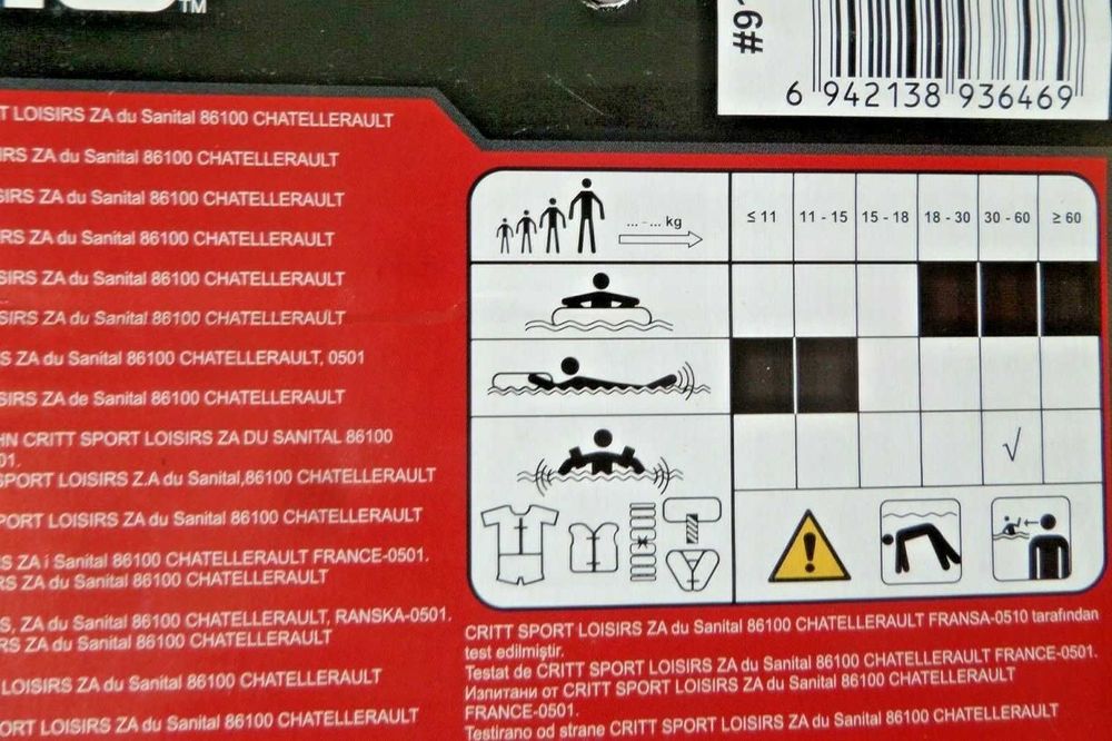 Braçadeiras de natação insuflavel Star Wars para criança Verão