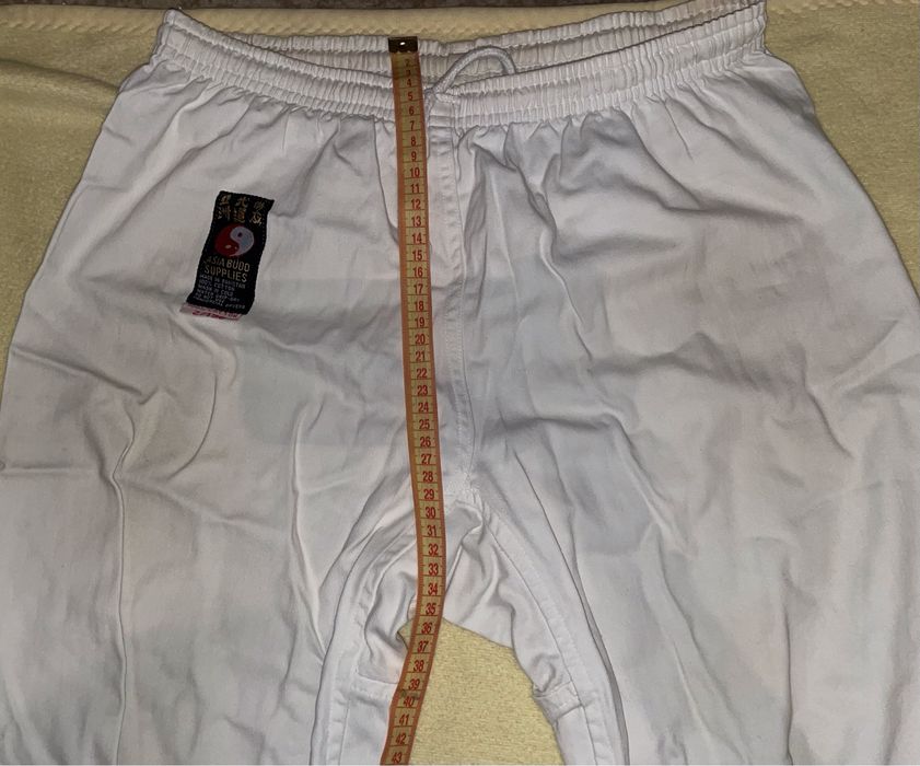 Білі штани на айкідо зріст 150