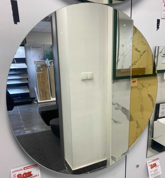 Lustro łazienkowe Sofi Gold Podświetlane 70 cm