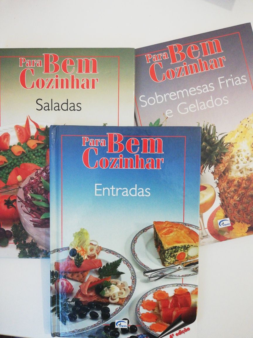 Conjunto de Livros de culinária Para Bem Cozinhar