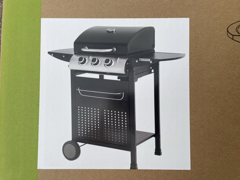 Nowy grill gazowy 3 palnikowy