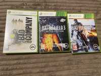 Gry xbox 360 Battlefield  zestaw 3 gier