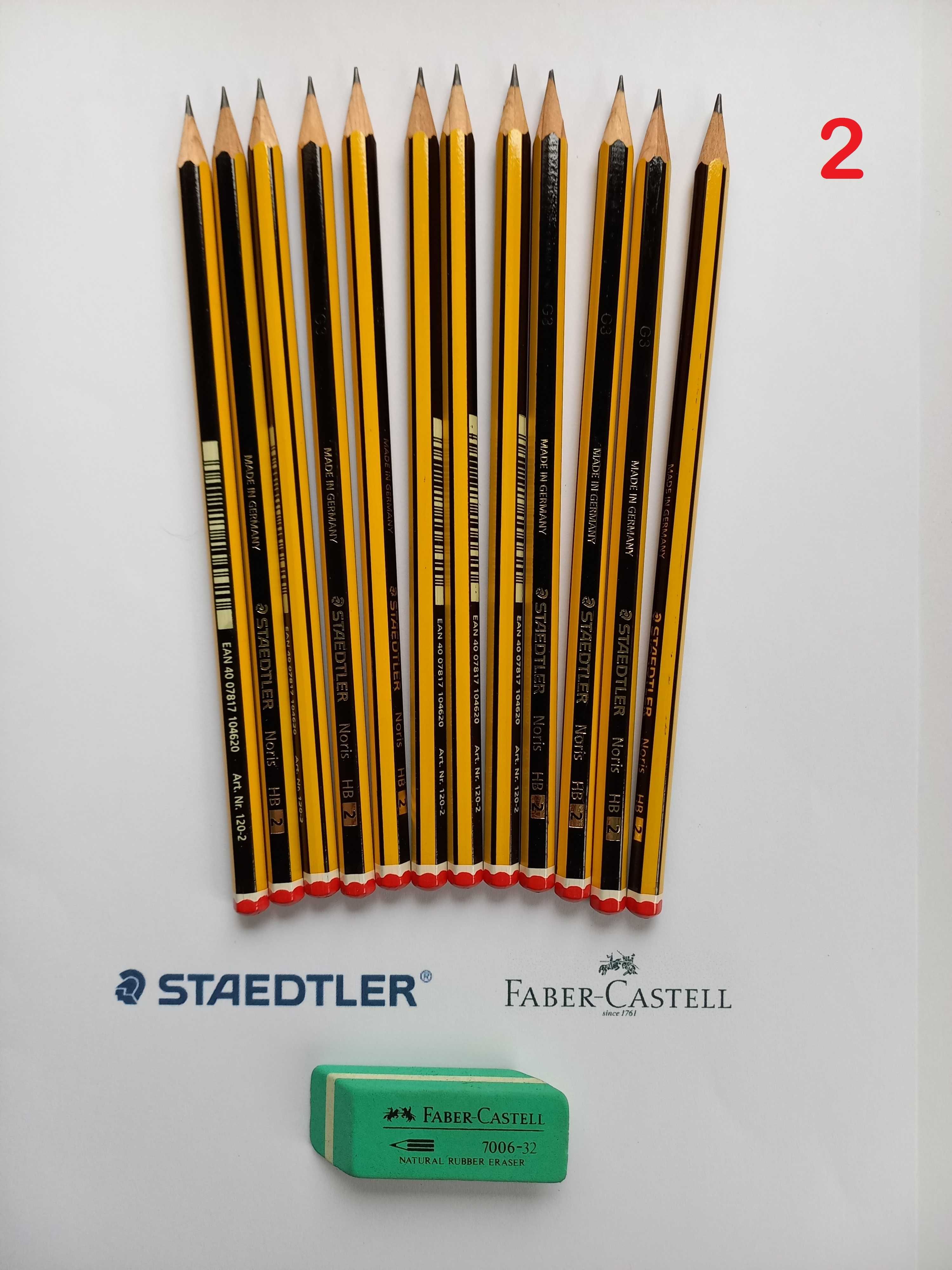 Stadtler Noris ERGOSOFT HB2 / Borracha Faber-Castell