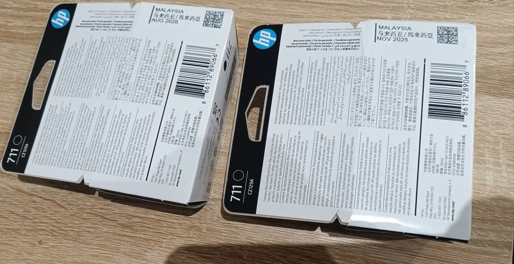 Sprzedam nowe tusze HP 711 38ml
