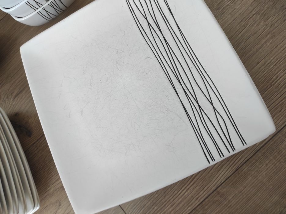 Zestaw obiadowy talerze miski 12 osób