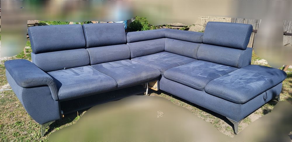 Agata meble Duży piękny narożnik MONK II transport