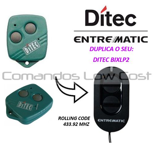 Comando original DITEC ZEN2 e ZEN4 (GOL4)