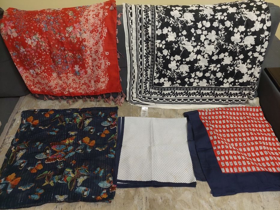 Хустка велика (Японія), палантини, шарфи,косинки, платки,Шарф-снуд