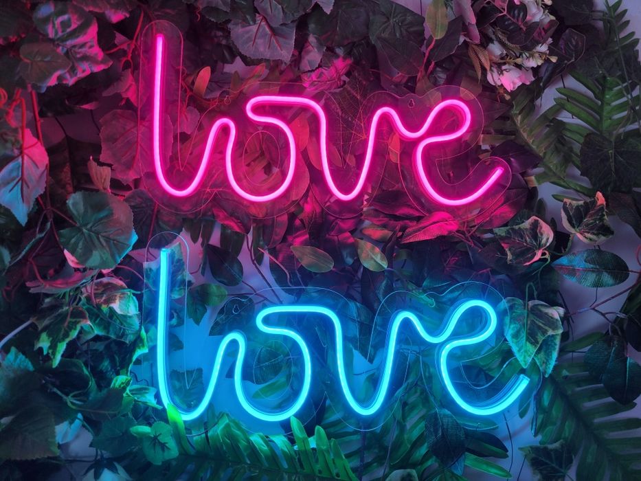 Love napis ledowy ledon Led napis świecący ślub wesele neon