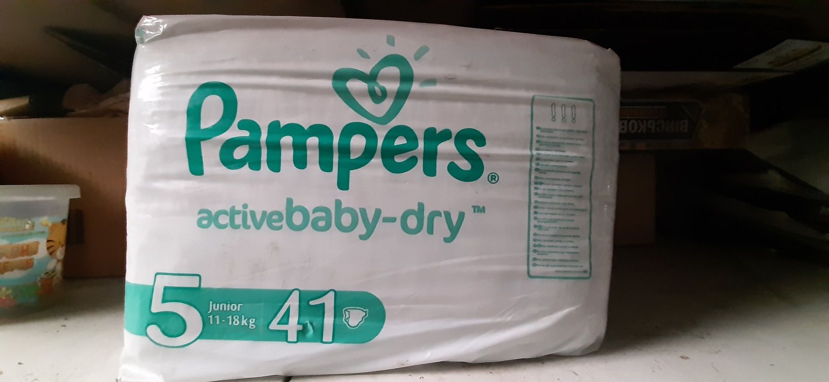 Памперс activbaby-dry 5