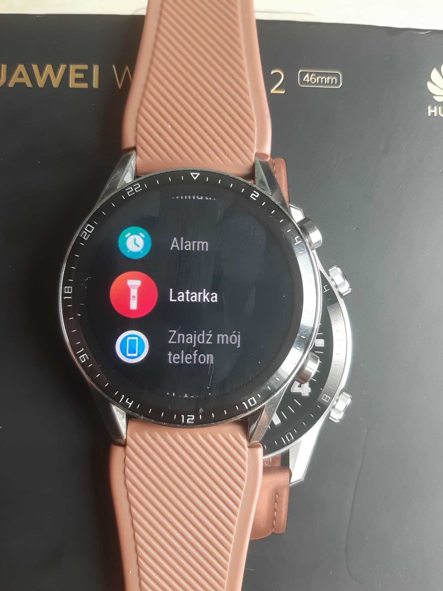 Smartwatch Huawei Watch GT 2 46 mm zegarek, opaska  LTN-B19 uszkodzony