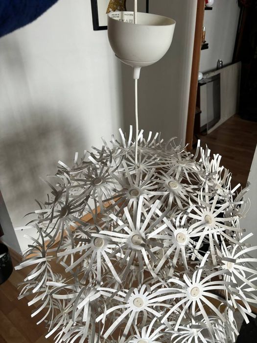 Lampa Ikea sufitowa kwiaty ps maskros