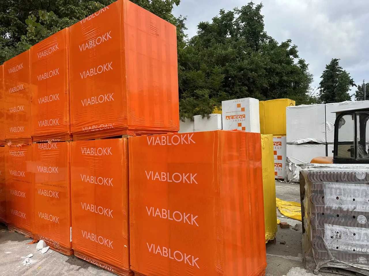 Газоблок.Піноблок від виробника VIABLOK  D500. Газоблок Віаблок