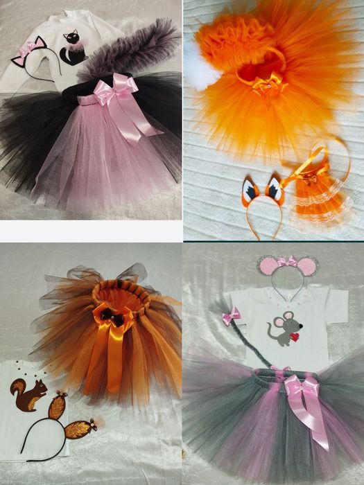 Костюм Ялинка, Мінні Маус, Мандарин, Пінгвін, Цукерка, лялька