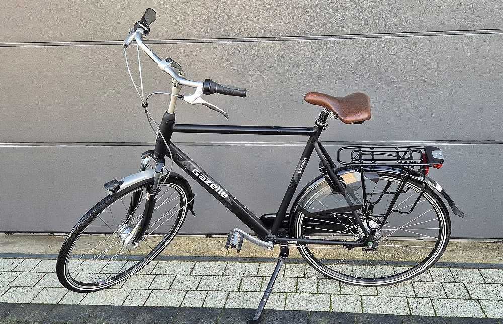 GAZELLE ORANGE PLUS Nexus 7 H65 czarny męski miejski rower holenderski