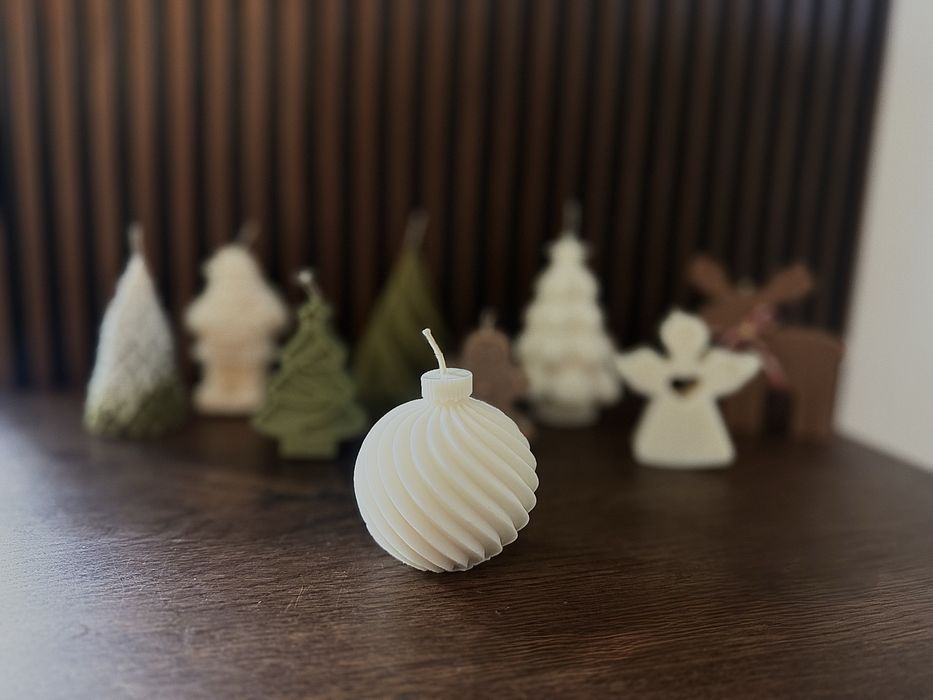 Świąteczne świece sojowe/ prezent